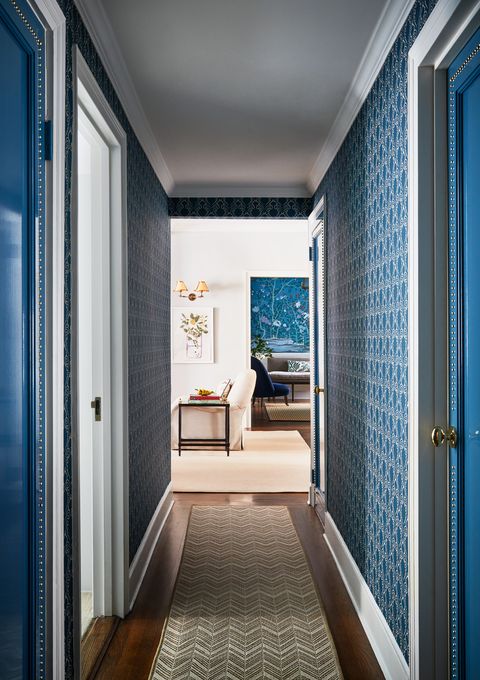 new york, ny apartment interior designed by elizabeth cooper hallway